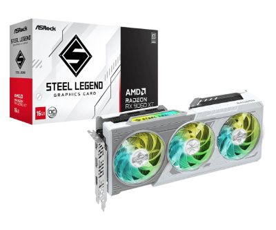 Graphics Card, ASROCK, AMD, Radeon RX 9060 XT, 16 GB, GDDR6, 128 bit, PCI Express x16 5.0, Active, RX9060XTSL16GO