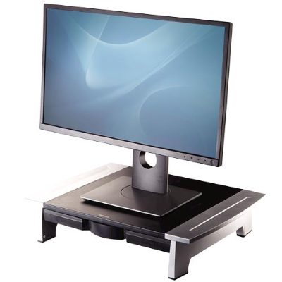 MONITOR ACC RISER STANDARD/BLACK/SILVER 8031101 FELLOWES