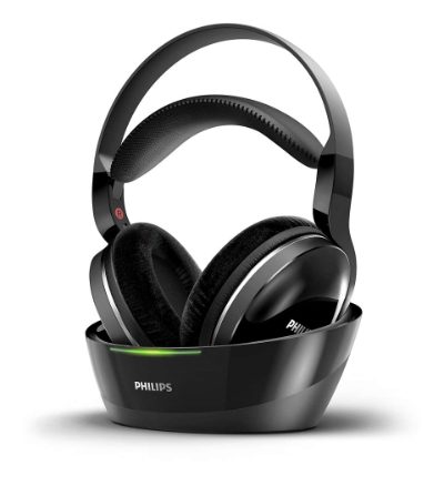 PHILIPS bezvadu austiņas, melnas