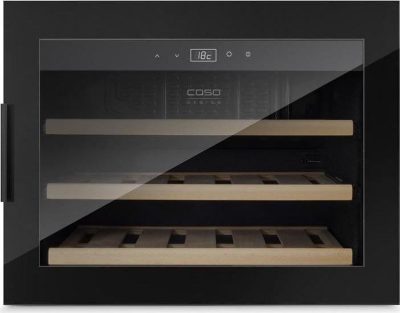 Wine cooler, WineSafe 18 EB, Energy efficiency class G, Built-in, Bottles capacity 18 bottles, Cooling type Compressor technology, Black