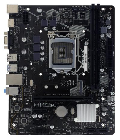 Mainboard, BIOSTAR, Intel Z590 Express, LGA1200, Micro-ATX, Memory DDR4, Memory slots 2, 2xPCI-Express 3.0 1x, 1xPCI-Express 4.0 16x, 1xM.2, 1x15pin D-sub, 1xHDMI, 4xUSB 2.0, 2xUSB 3.2, 2xPS/2, 1xRJ45, 3xAudio port, Z590MHP
