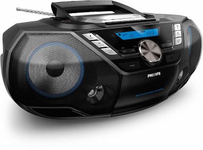 PHILIPS CD skaņas iekārta, melna