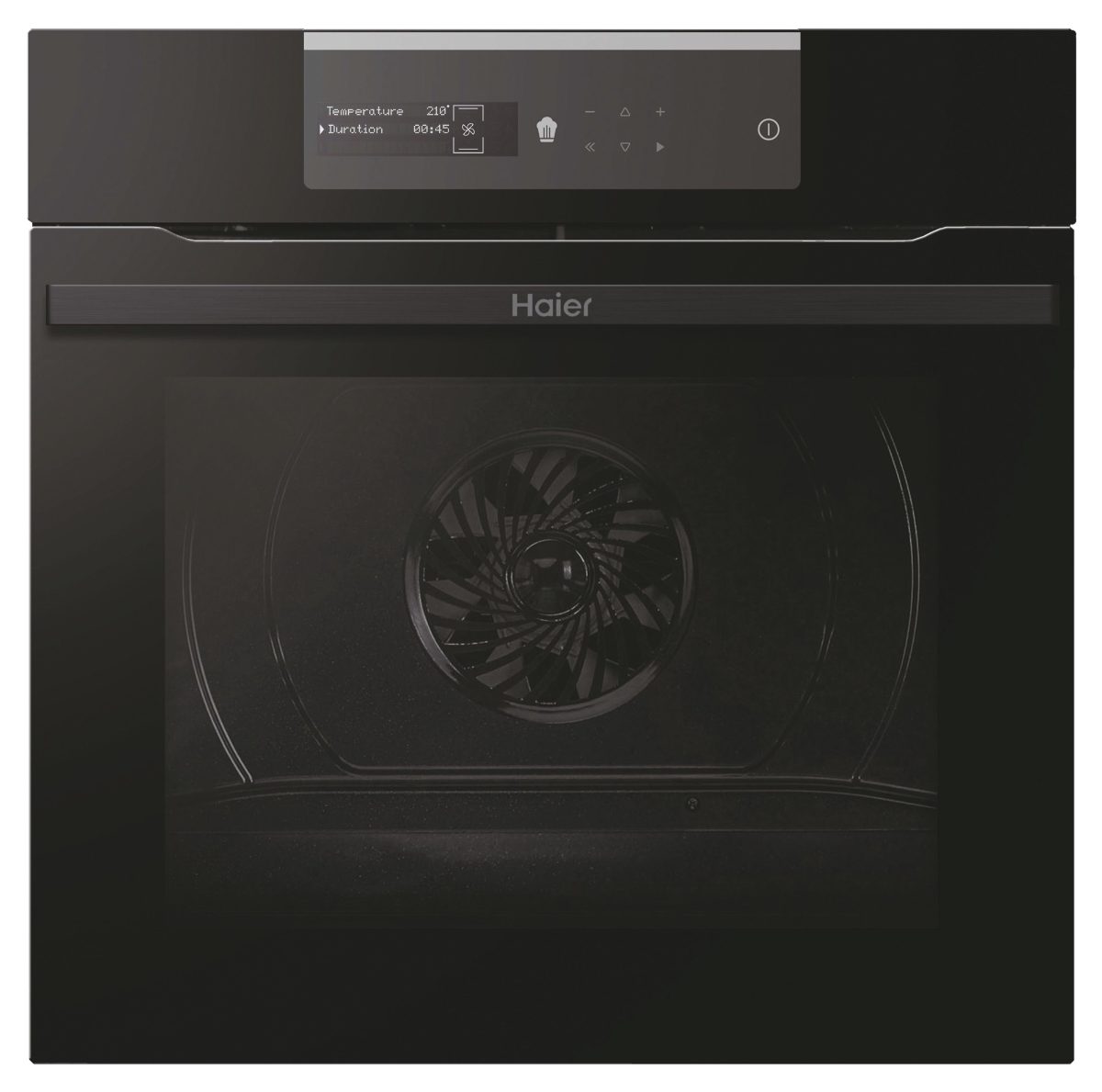 Haier Oven, HWO60SM2B9BH, 70 L, Electric, Pyrolytic/Hydrolytic, Touch, Height 59.5 cm, Width 59.5 cm, Black