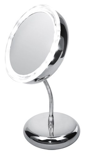 Mirror, AD 2159, 15 cm, LED mirror, Chrome