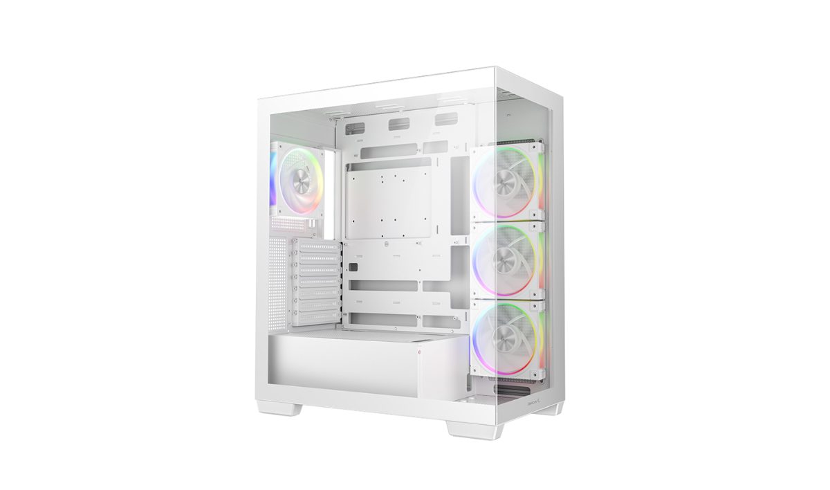 Deepcool Case, CG580 4F V2 WH, White, ATX