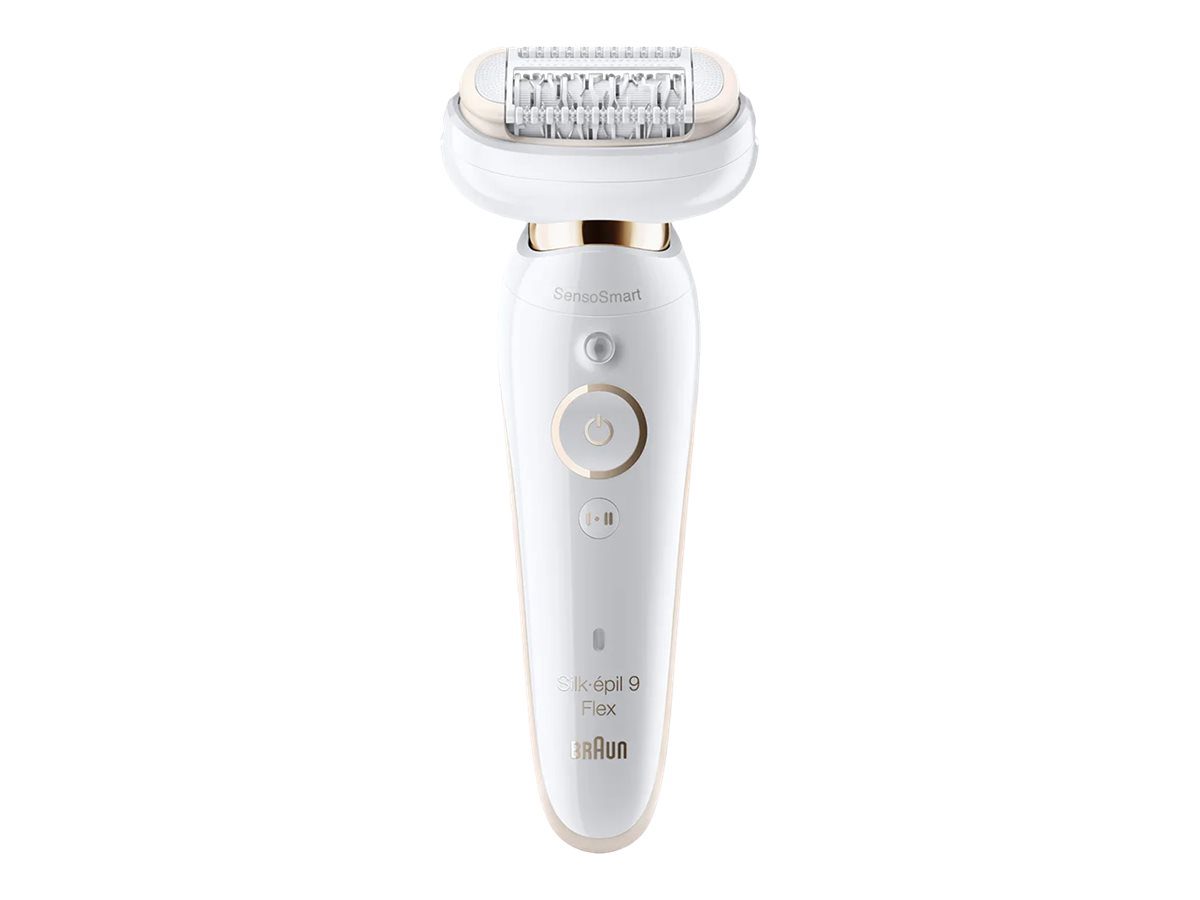 Braun Epilator, Silk-épil 9 Flex SES9-030 3D, Operating time (max) 50 min, Number of power levels 2, Wet & Dry, White