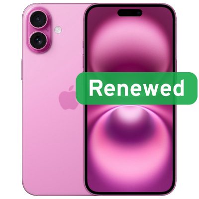 Apple Renewed Grade A, Apple iPhone 16 Plus, Pink, 6.7 ", Super Retina XDR, 128 GB, 5G, iOS