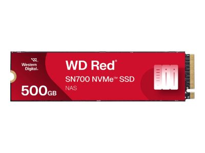 QNAP SSD 79700-G50001WD03-RS Red SN700 500GB NVMe PCIe Gen3x4 Bulk, QNAP