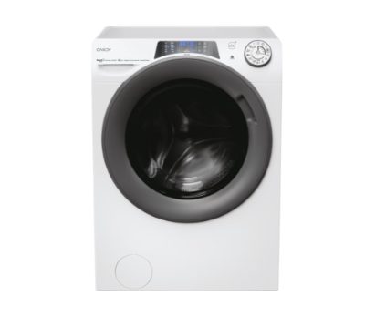 Washing Machine with Dryer, RPW 41066BWMR8-S, Energy efficiency class A/D, Front loading, Washing capacity 10 kg, 1400 RPM, Depth 58 cm, Width 60 cm, Display, Digit, Drying system, Drying capacity 6 kg, Steam function, White