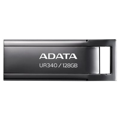 USB Flash Drive, UR340, 128 GB, USB Type-A, Black