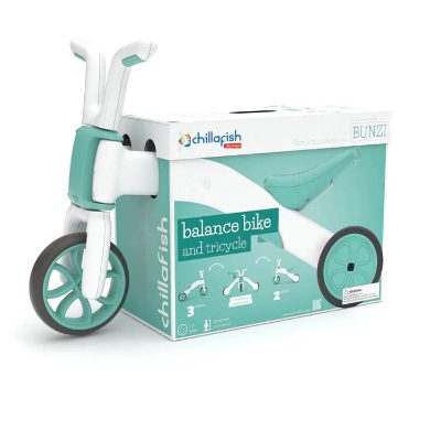 Chillafish Bunzi līdzsvara velosipēds - transformers pašiem mazākajiem 2-in-1, mint, no 1 līdz 3 gadiem