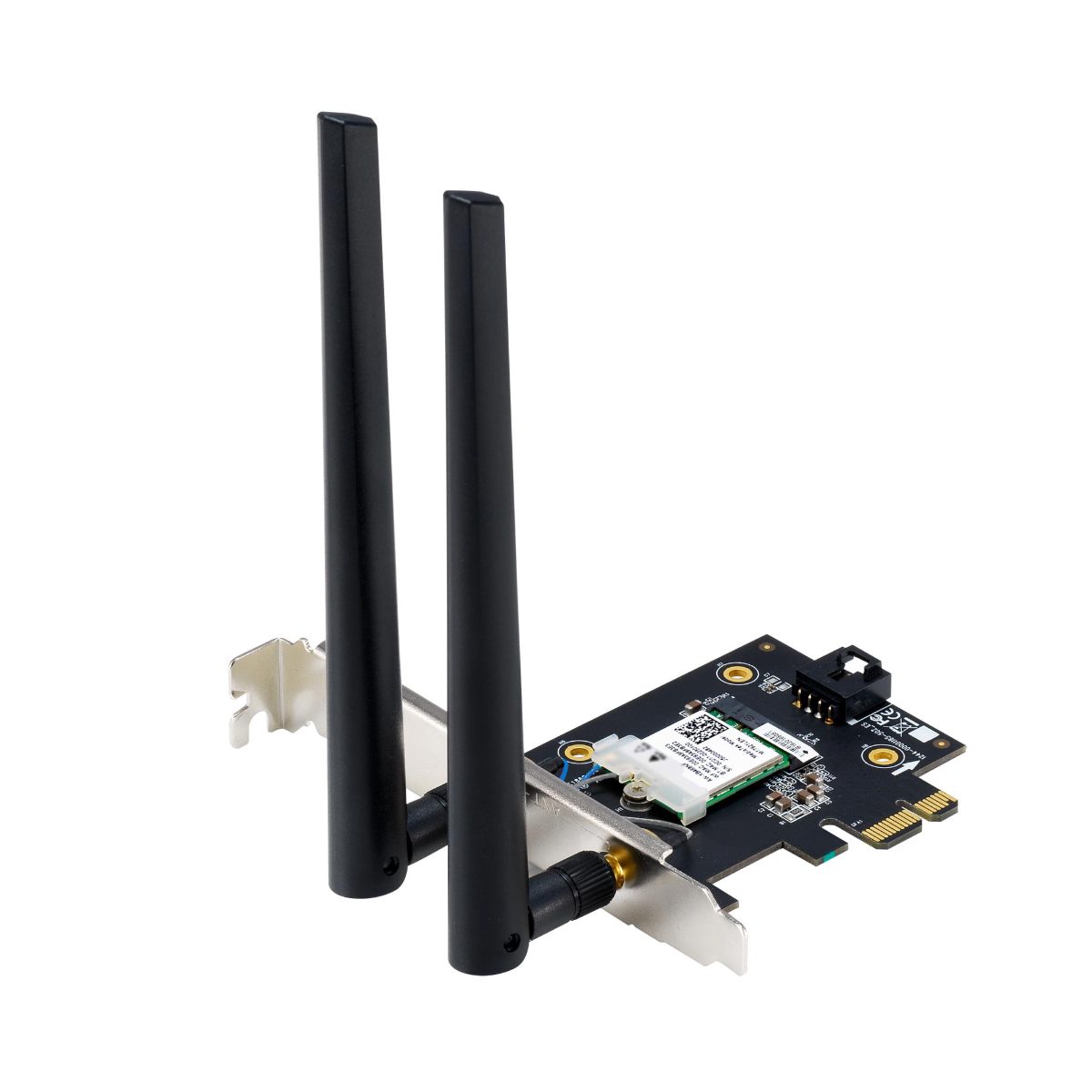 WiFi 7 PCI-E Adapter with 2 external antennas, PCE-BE6500, 802.11be, Mesh Support No, MU-MiMO No, No mobile broadband