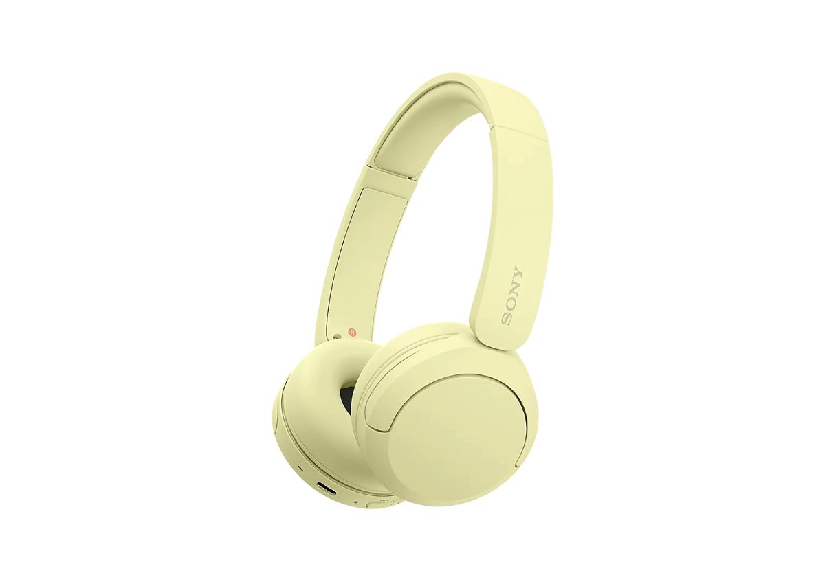Sony Headphones, WH-CH520, Bluetooth, On-Ear, Yellow, Wireless