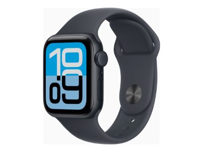 Apple Watch SE 3 GPS + Cellular 40mm Midnight Aluminium Case with Midnight Sport Band - S/M, Apple