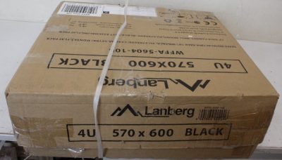 Lanberg Rack cabinet 19" wall-mounted 4U 600 fast assembly (flat pack), black, SALE OUT. Lanberg Rack cabinet 19" wall-mounted 4U 600 fast assembly (flat pack), WFFA-5604-10B, Black