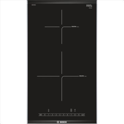 Hob, PIB375FB1E, Induction, Number of burners/cooking zones 2, Touch, Timer, Black