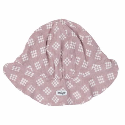 Lodger Hatter Tribe Muslin kokvilnas bērnu cepurīte, Rose, 3 - 6 mēn.