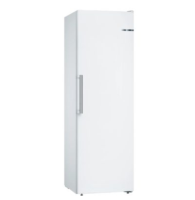 Freezer, GSN36CWEP, Energy efficiency class E, Upright, Free standing, Height 186 cm, Total net capacity 242 L, No Frost system, White
