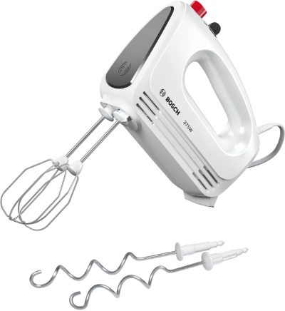 Hand Mixer, MFQ22100 CleverMixx, 375 W, Number of speeds 4, Turbo mode, White/Dark Grey