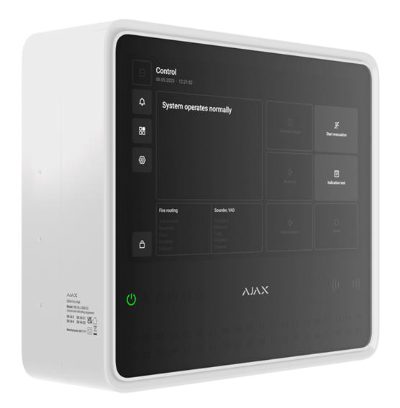 FIRE ALARM PANEL FIRE HUB/EN54 WHITE 125732 AJAX