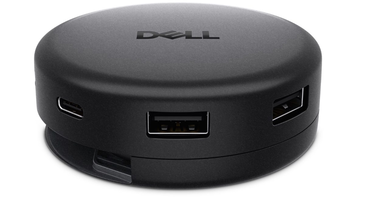 Dell Pro 7-in-1 USB-C Travel Hub - DA326, Black