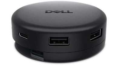 Dell Pro 7-in-1 USB-C Travel Hub - DA326, Black