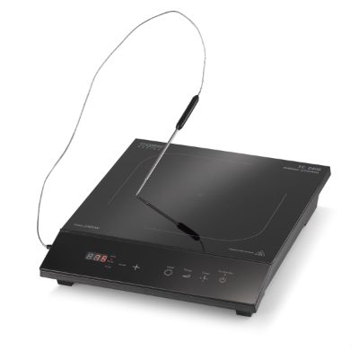Table hob, TC 2400 ThermoControl, Number of burners/cooking zones 1, Sensor touch, Black