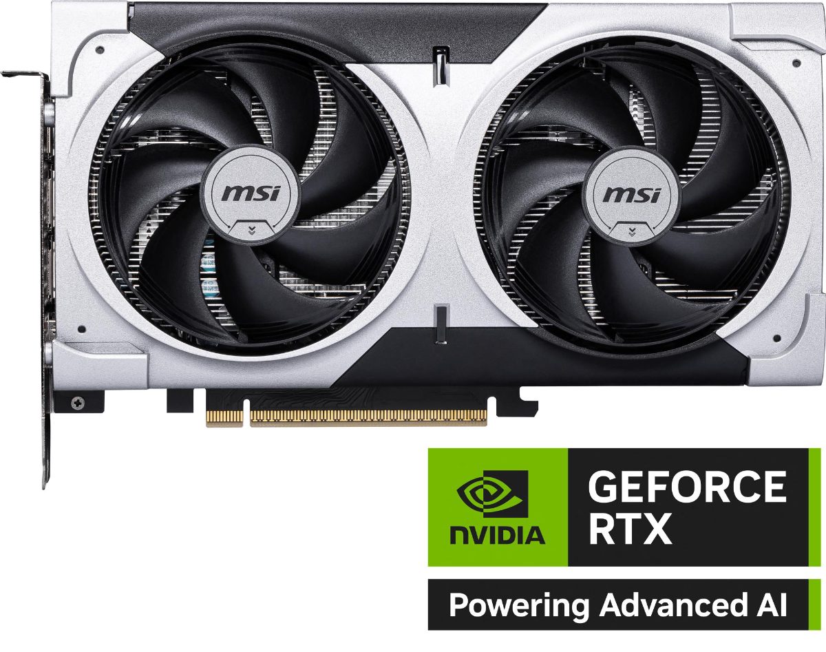 MSI GeForce RTX 5060 Ti 8G VENTUS 2X OC PLUS, NVIDIA, 8 GB, GeForce RTX 5060 Ti, GDDR7, HDMI ports quantity 1, PCI Express Gen 5 x16 (uses x8)