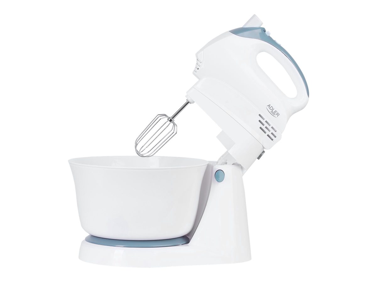 Mixer, AD 4202, Mixer with bowl, 300 W, Number of speeds 5, Turbo mode, White