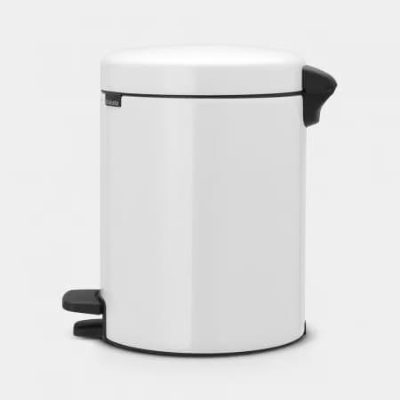 BRABANTIA atkritumu tvertne ar pedāli NewIcon, 5 l, White
