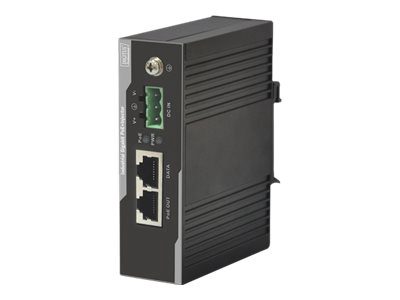 DIGITUS Industrial Gigabit Ethernet PoE+ Injector, 802.3 af/at, 60 W, Digitus