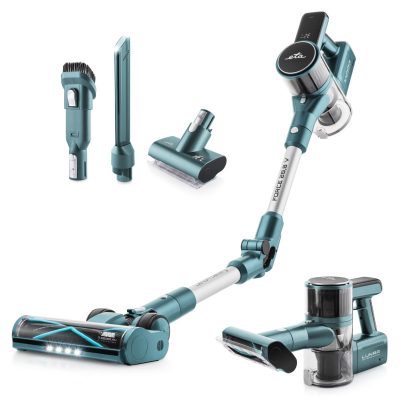 ETA Vacuum Cleaner, ETA423890000 Lunar, Cordless operating, Handstick, 400 W, 28.8 V, Operating time (max) 50 min, Blue/Green