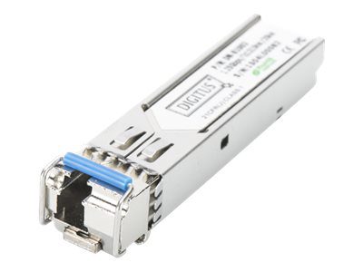 Digitus HP-compatible mini GBIC (SFP) Module, 1.25 Gbps, 20km, with DDM Feature, DN-81003-01, SFP, Single-mode, LC, 1250 Mbit/s, Maximum transfer distance 20000 m