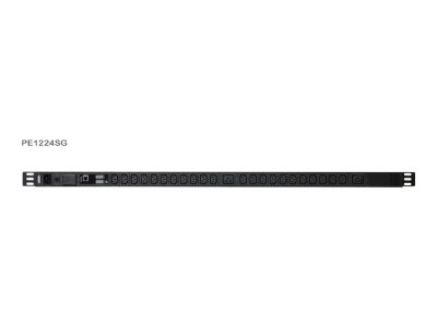 Basic Metered 0U PDU with Surge Protection (16A, 22 Outlet IEC 320 C13, 2 Outlet IEC 320 C19), PE1224SG
