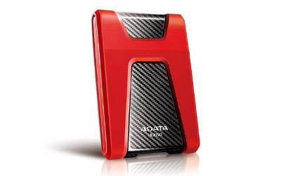 External HDD, ADATA, HD650, 1TB, USB 3.1, Colour Red, AHD650-1TU31-CRD