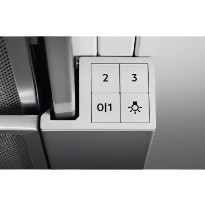 Electrolux izvelkams tvaika nosūcējs, 60 cm, C, pelēks