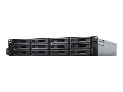 Synology 12-bay capacity expansion units 12x3.5" Hot-Swap, RX1223RP, 2, 100V to 240V AC, Black