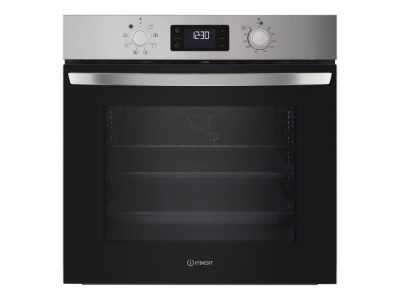 INDESIT Oven, IO 255HU X, 71 L, Electric, Hydrolytic, Electronic, Convection, Height 59.5 cm, Width 59.5 cm, Stainless steel