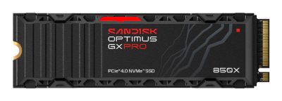 SSD, SANDISK, 600xTBW rating, MTBF 1750000 h, Read speed 7300 MB/s, Write speed 6300 MB/s, NVMe Yes, PCI Express 4.0, M.2, 1000 GB, SDSP81100TAH-000E0