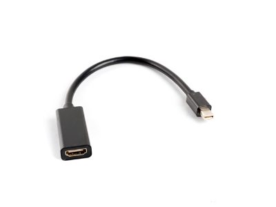 Lanberg Adapter Cable DisplayPort Mini to HDMI, 20 cm, AD-0005-BK