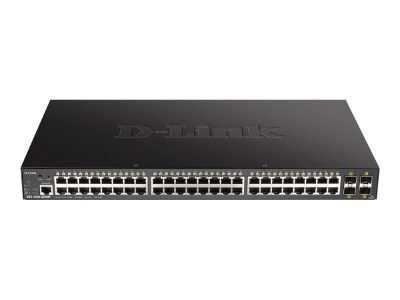 52-Port 10-Gigabit Smart Managed PoE Switch, DGS-1250-52XMP/E, Managed