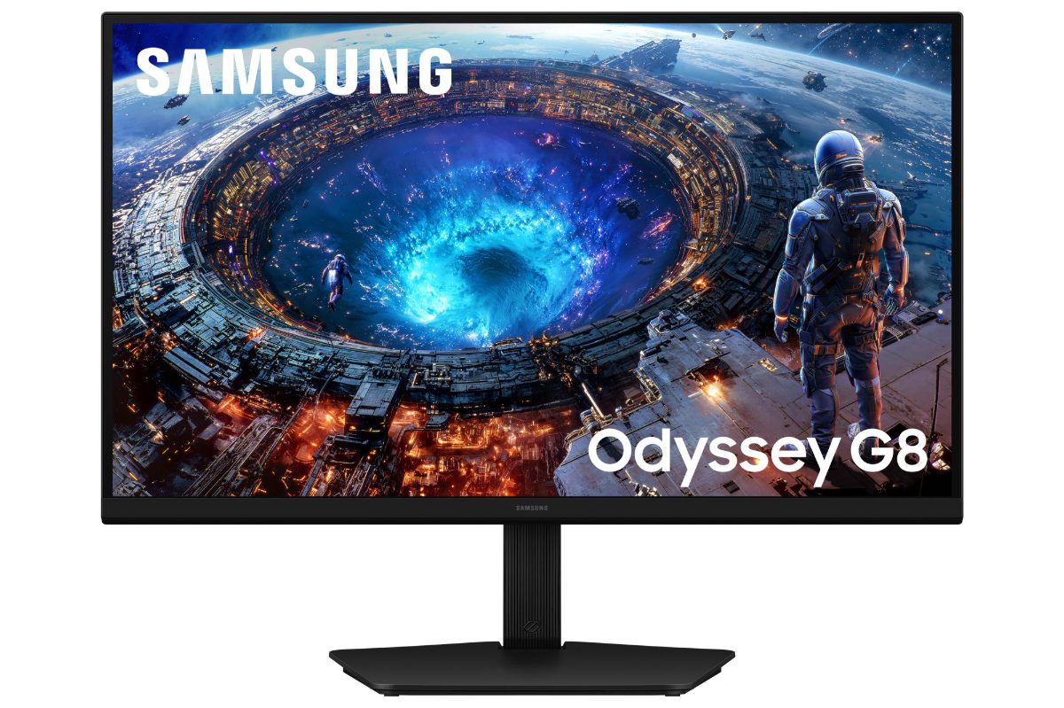Odyssey G8 LS27HG806EFXEN, 27 ", IPS, QHD, 16:9, 360 Hz, 1 ms, 5120 x 2880 pixels, 350 cd/m², HDMI ports quantity 2, Black