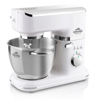 Food processor, ETA002390080 Gratussino MAXO II, 1000 W, Number of speeds 6, Bowl capacity 4.5 L, Blender, Meat mincer, White