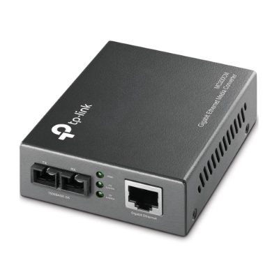 Gigabit Multi-Mode Media Converter, MC200CM, 1x 1000M SC/UPC port, 1x 1000M RJ45 port (Auto MDI/MDIX)