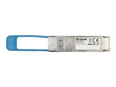 Multi-mode Transceiver, DEM-QX10Q-LR4, Single-mode, QSFP+ Connector, Wavelength 1271 nm, 1291 nm, 1311 nm, 1331 nm, Maximum transfer distance 10000 m
