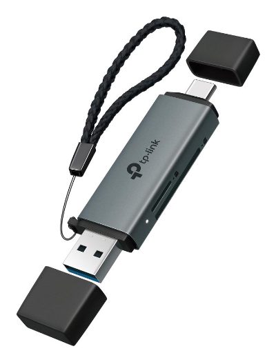 TP-LINK USB 3.0 Type-C&A to SD and microSD 3.0 Card Reader, UA430D