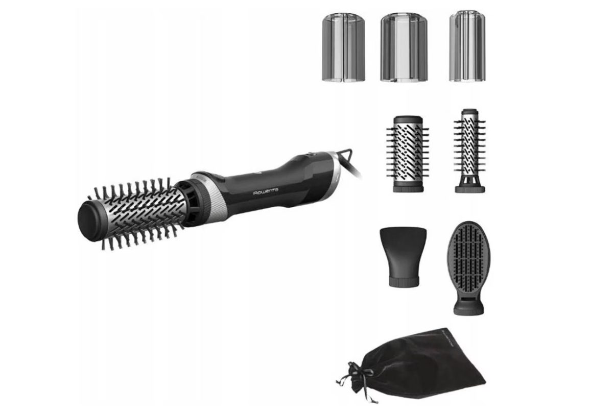 Rowenta Hair brush, UB9540F0 Renewal Brush Activ, Ion conditioning, Number of heating levels 2, 1000 W, Black