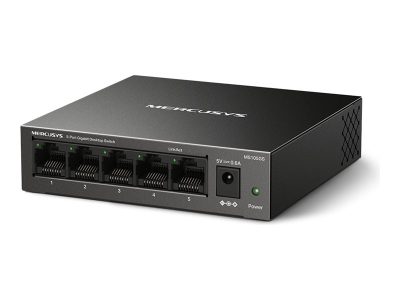 5-Port Gigabit Desktop Switch, MS105GS, Unmanaged, Desktop, Gigabit Ethernet (copper) ports quantity 5