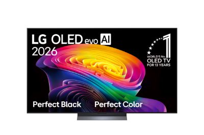 LG OLED 4K evo AI C6 TV, OLED65C61LA, 65, Smart TV, webOS, UHD, Black