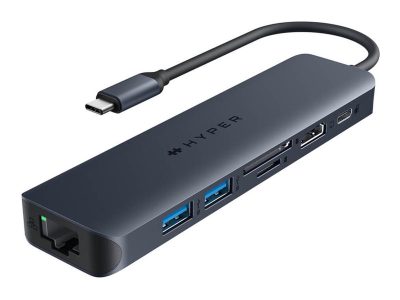 HyperDrive EcoSmart Gen.2 Universal USB-C 7-in-1 Hub w 100 W PD Power Pass-thru